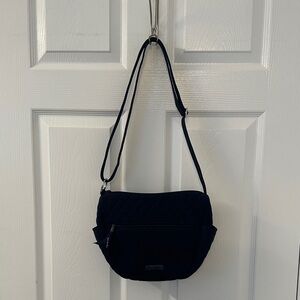 Vera Bradley Quilted Crossbody Shoulder Bag - Navy Blue